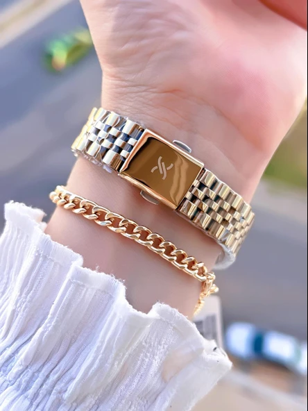 Daniel Klein Çelik Kordon 30 Mt Suya Dayanıklı Kadın Kol Saati+Bileklik BYN.10953.2 - 3