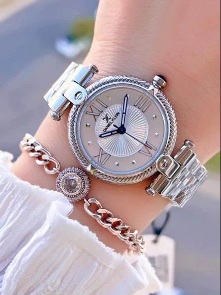 Daniel Klein Çelik Kordon 30 Mt Suya Dayanıklı Kadın Kol Saati+Bileklik BYN.10953.1 ürün görseli