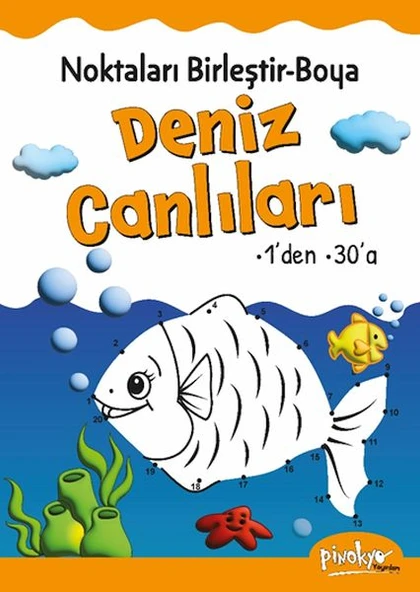 Noktaları Birleştir-Boya Deniz Canlıları-1’den 30’a ürün görseli