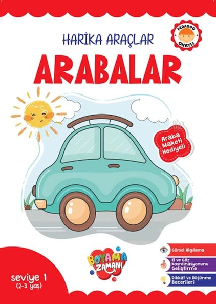 Harika Araçlar – Arabalar Seviye 1 (2-3 Yaş) - 1