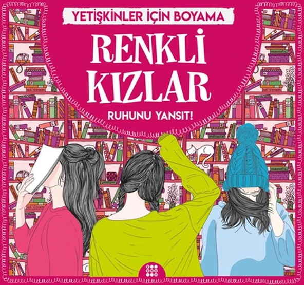 Renkli Kızlar - Yetişkinler İçin Boyama ürün görseli