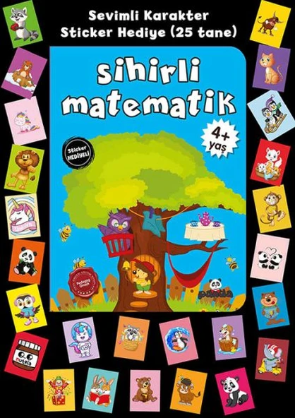 Stickerlı 4+ Yaş Sihirli Matematik ürün görseli