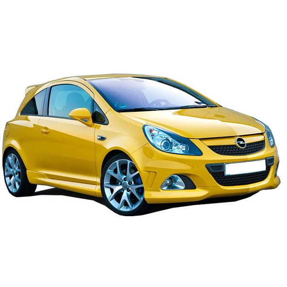 Opel Corsa D (2007-2015) OPC 2 kapılı (Coupe) Yan Marşpiyel Seti (Plastik) ürün görseli