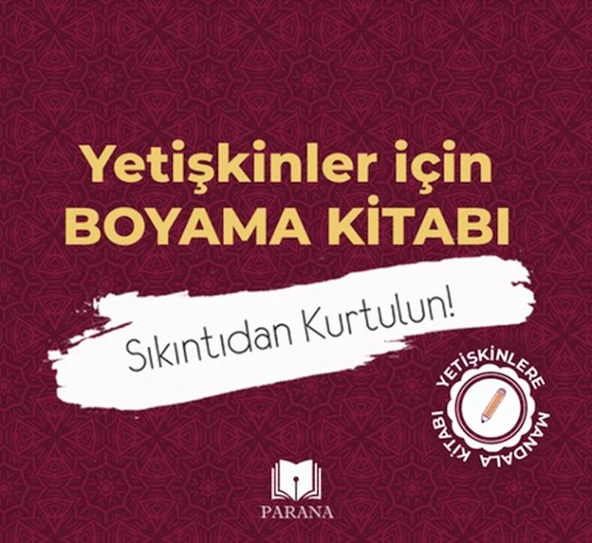 Yetişkinler İçin Boyama Kitabı-Mandala ürün görseli