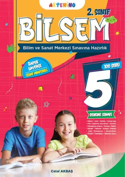 2. Sınıf 2025 BİLSEM Sınavına Hazırlık 5’li Deneme Sınavı ürün görseli