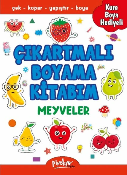 Çıkartmalı Boyama Meyveler ürün görseli