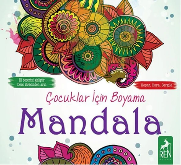 Çocuklar İçin Boyama - Mandala ürün görseli