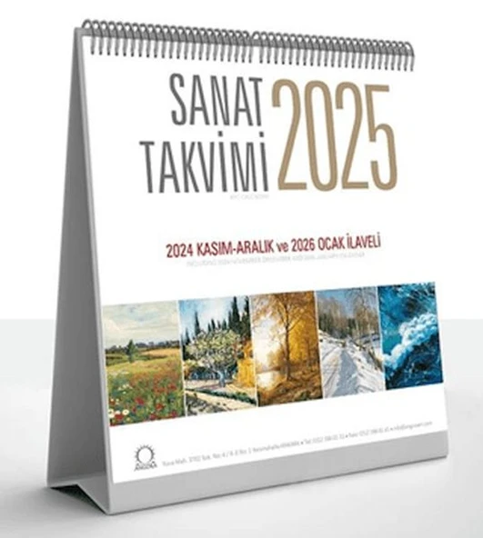 Sanat Takvimi 2025 Masa Takvimi ürün görseli