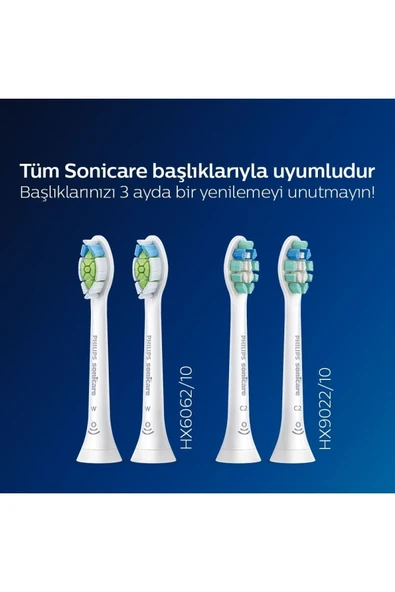 Philips Sonicare HX6877/28 Protective Clean 6100 Şarj Edilebilir Beyaz Diş Fırçası - 4
