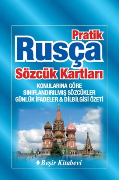 Beşir Pratik Rusça Sözcük Kartları ürün görseli