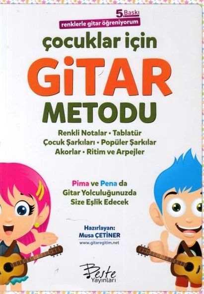 Çocuklar İçin Gitar Metodu - Renklerle Gitar Öğreniyorum - 1
