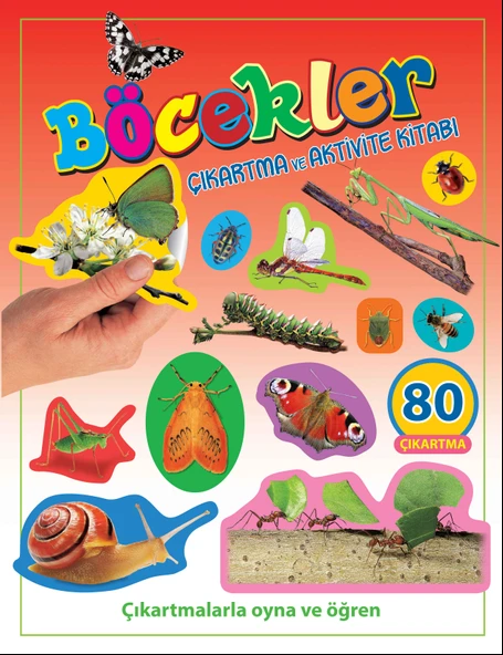 Böcekler - Çıkartma ve Aktivite Kitabı ürün görseli
