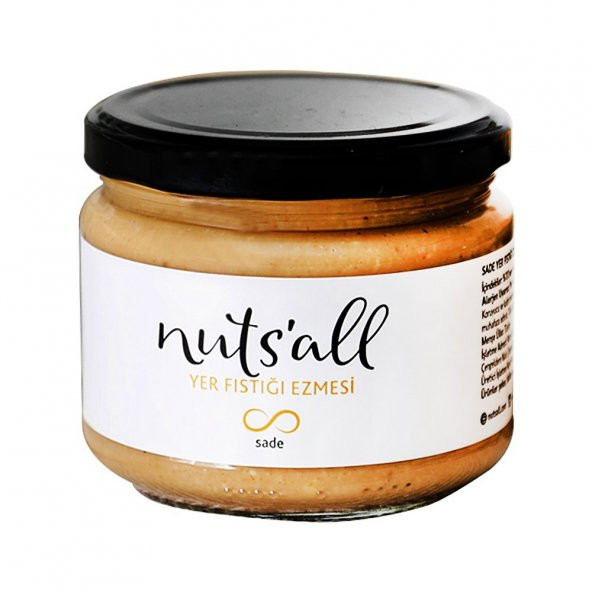 Sade Yer Fıstığı Ezmesi (280 Gr) - Nutsall - 1