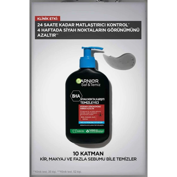 Garnier Saf & Temiz Siyah Nokta Karşıtı Temizleyici 250 ml - Resim 3