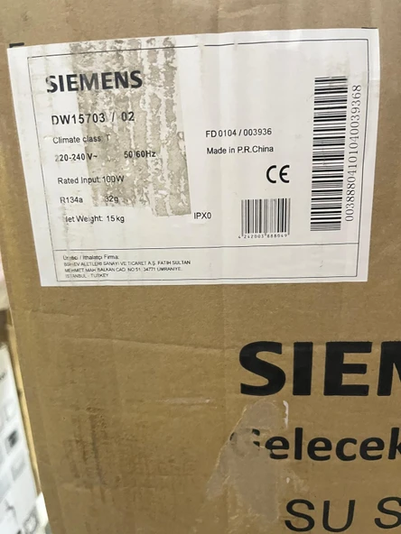 Siemens DW15703 Gizli Damacanalı Su Sebili - Gri - OUTLET - 4