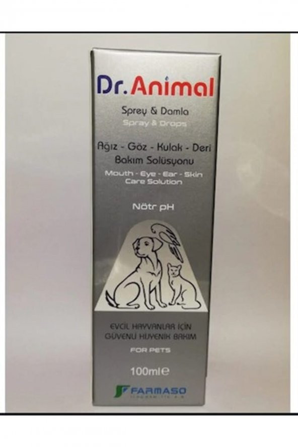 Dr.animal 100 Ml Dezenfektan Yara Ve Cilt Bakım Crystalin