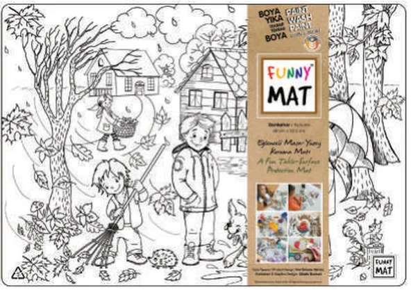 Funny Mat - Sonbahar 33,5 X 48 Cm ürün görseli