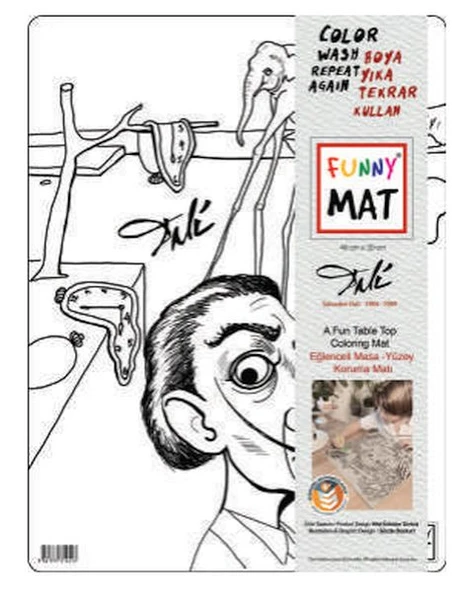 Funny Mat - Salvador Dalı 30 X 40 Cm ürün görseli