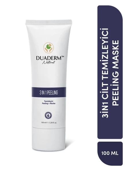DUADERM CİLT TEMİZLEYİCİ PEELING MASKE 3 IN 1 100 ML