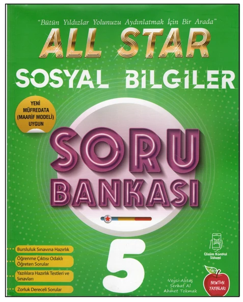 Newton 5. Sınıf Sosyal Bilgiler All Star Soru Bankası ürün görseli