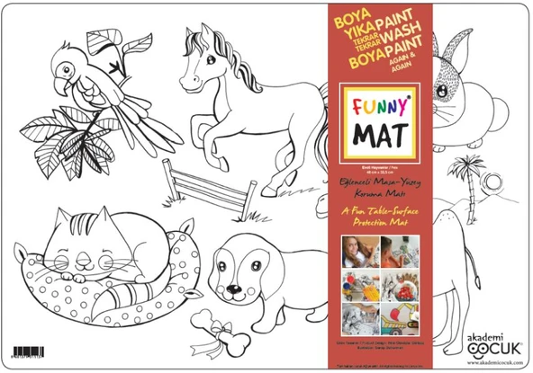 Funny Mat - Evcil Hayvanlar - 33,5x48cm ürün görseli