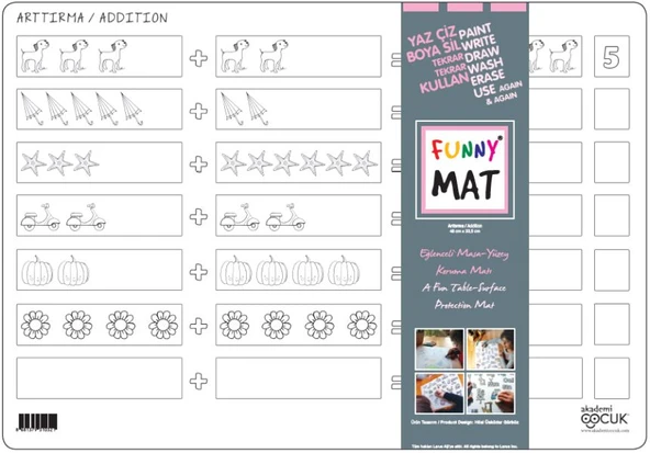 Funny Mat - Arttırma 33,5x48cm ürün görseli