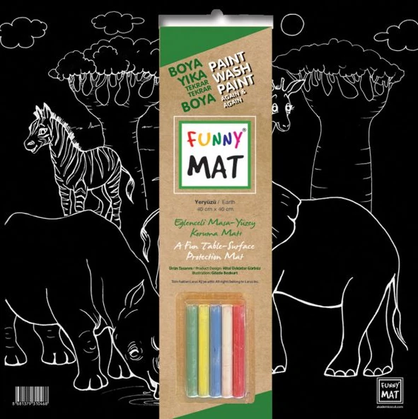 Funny Mat Black Yeryüzü (Tebeşirli) ürün görseli