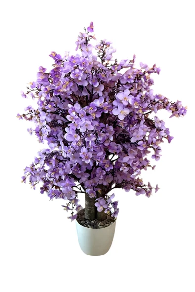 Yoğun Yapraklı 60 cm Yapay Sakura Bahar Dalı Ağacı - 3