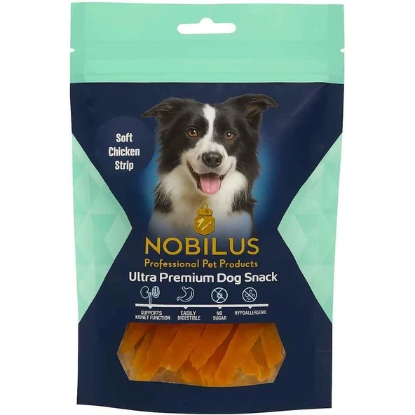 Nobilus Köpek Ödül Maması Yumuşak Tavuk Dilimleri 80 Gr ürün görseli 1