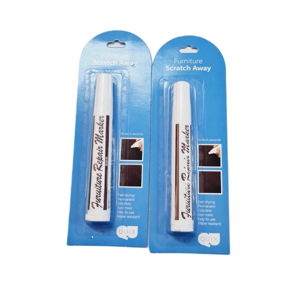 Rötuş Kalemi  beyaz  Renk | Ahşap Rötuş Kalemi / 2 Adet ürün görseli 1