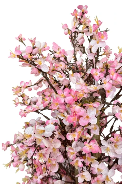 Yoğun Yapraklı 60 cm Yapay Sakura Bahar Dalı Ağacı - 10