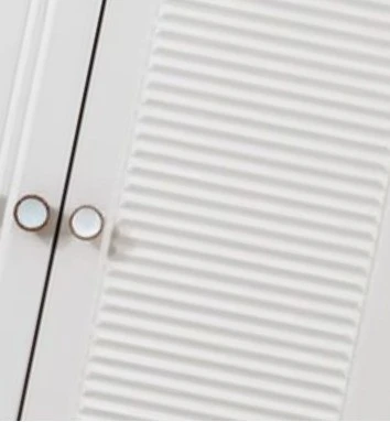 EVİMŞAH PANJURLU 4 KAPAKLI MEMBRAN CEVİZ  BEYAZ DOLAP - 4