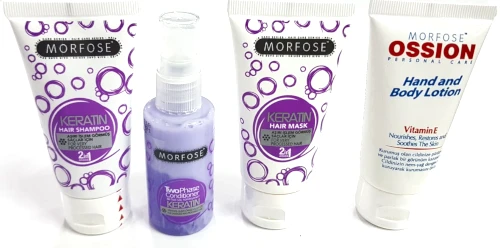 Morfose 4'lü Kişisel Bakım Seyahat Seti Keratin - 1