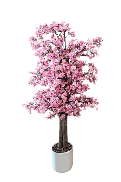 Yoğun Yapraklı 100 cm Yapay Sakura Bahar Dalı Ağacı Premium - 3