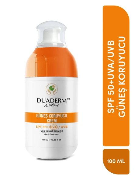 DUADERM YÜZ VE VÜCUT GÜNEŞ KREMİ 50 SPF 100 ML