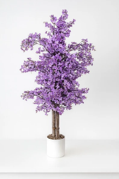 Yoğun Yapraklı 100 cm Yapay Sakura Bahar Dalı Ağacı Premium - 9