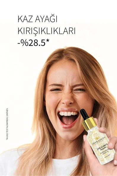 Herbaderm 24K Kırışıklık Karşıtı Serum 30 ml - Resim 4