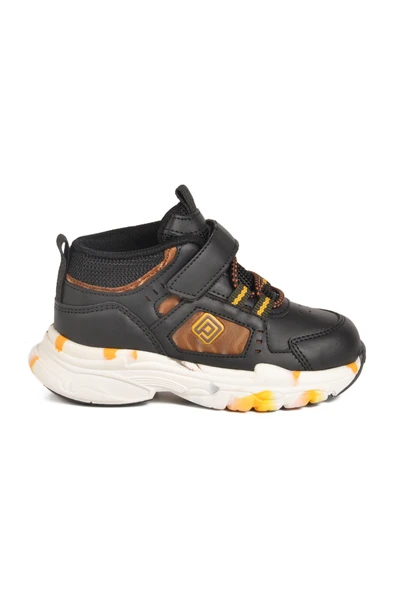 Pepino Siyah Cırtlı Erkek Bebek Spor Ayakkabı ürün görseli