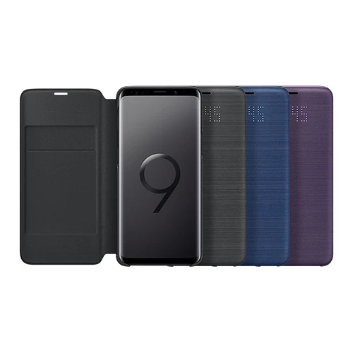 Galaxy S9 ile Uyumlu Led View Cover Kılıf Siyah EF-NG960PBEGWW - 4