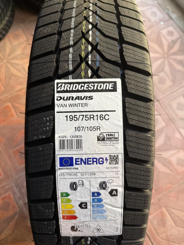 BRIDGESTONE / 195/75R16C (DURAVIS) 2025 KIŞ LASTİĞİ ürün görseli