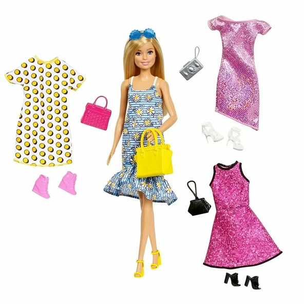Barbie Mode Bebeği ve Aksesuarları JCR80