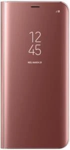 Galaxy S8 Plus ile Uyumlu Clear View Cover Kılıf Pembe EF-ZG955CPEGWW - 1