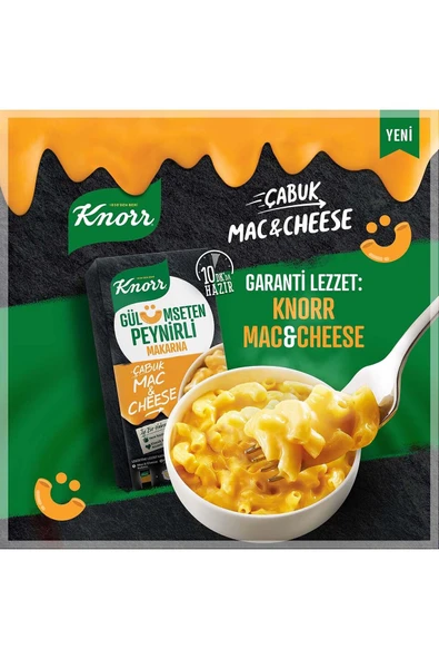 Knorr Çabuk Makarna Mac And Cheese Peynirli 212 gr x 2 Adet - 7