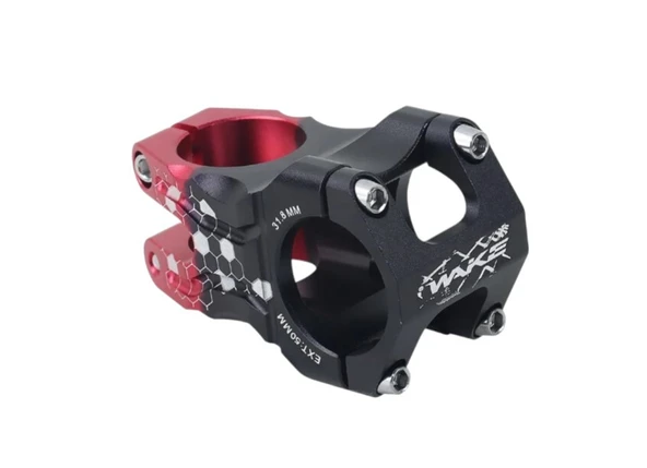 WAKE Gidon Boğazı  Alüminyum 31.8mm - Siyah Kırmızı