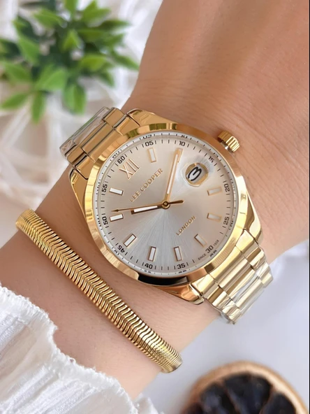 Lee Cooper Çelik Kordonlu 3 Atm Suya Dayanıklı Kadın Kol Saati VS.BLKT.0553 ürün görseli