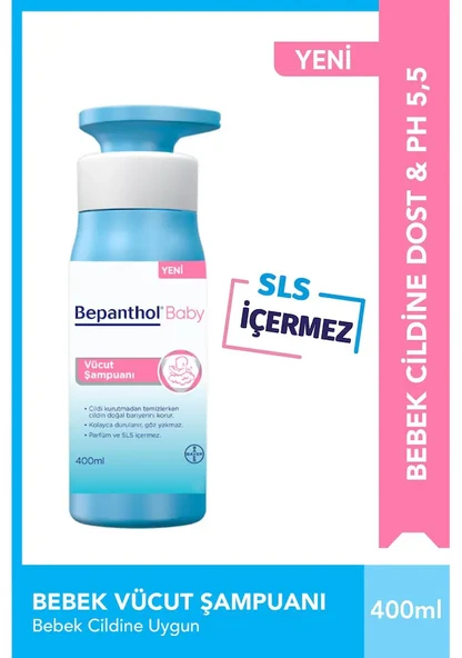 Bepanthol Baby Vücut Şampuanı 400 ml - 1