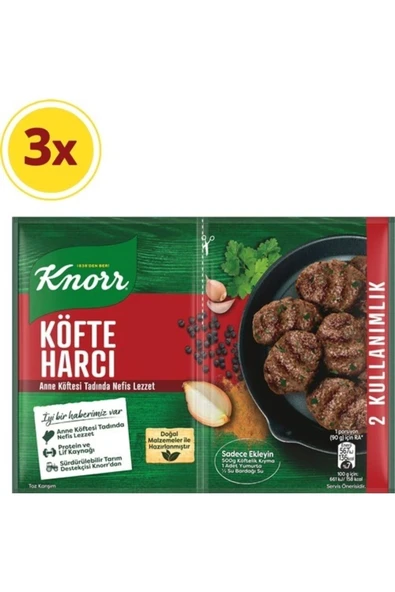 Knorr Köfte Harcı 82 Gr X 3 Adet