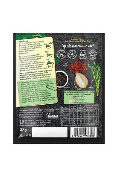Knorr Mangal Harcı 37 g X 7 Adet - 7
