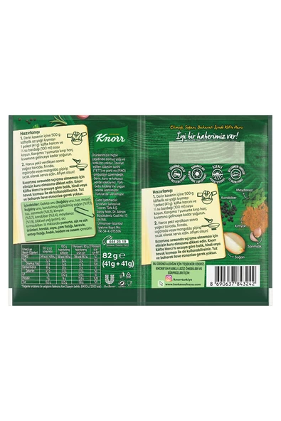 Knorr Köfte Harcı 82 gr X 4 Adet - 8