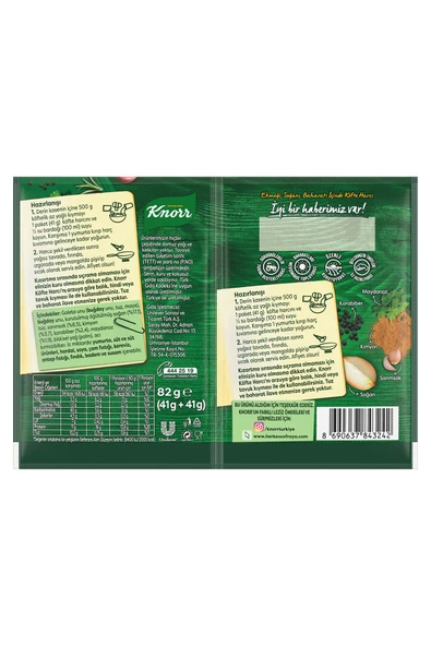 Knorr Köfte Harcı 82 gr X 4 Adet - 7